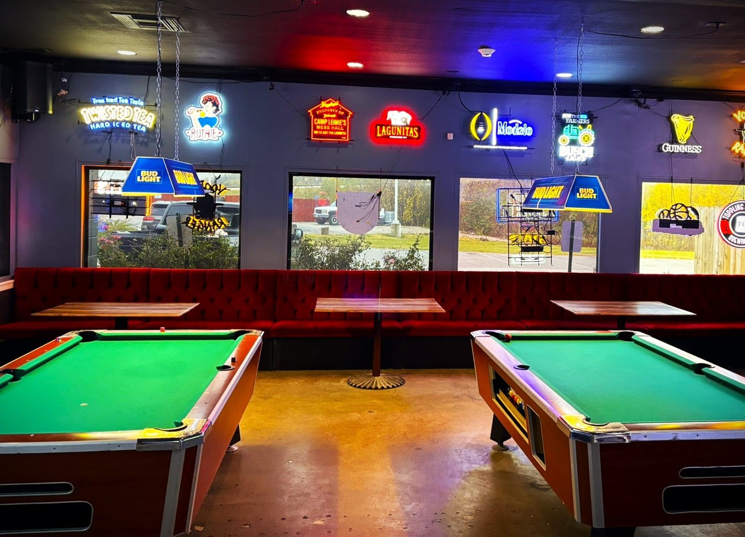 Pool tables at Westown Tap